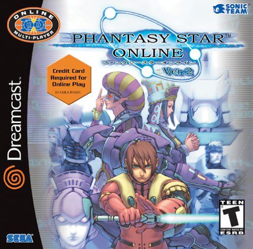 Front cover of Phantasy Star Online Ver. 2 for Dreamcast