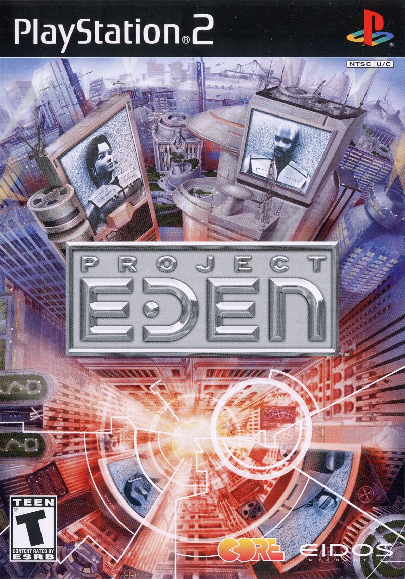 Front cover of Project Eden for PlayStation 2
