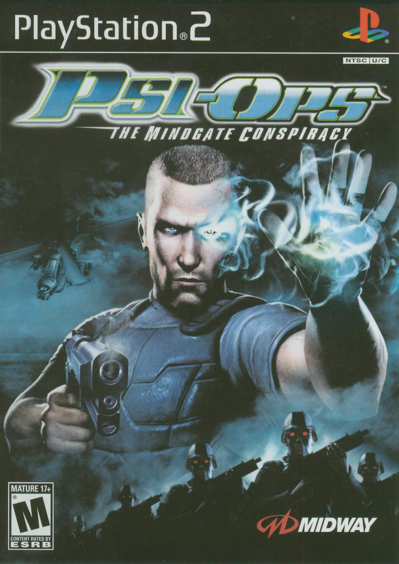 Front cover of Psi-Ops: The Mindgate Conspiracy for PlayStation 2