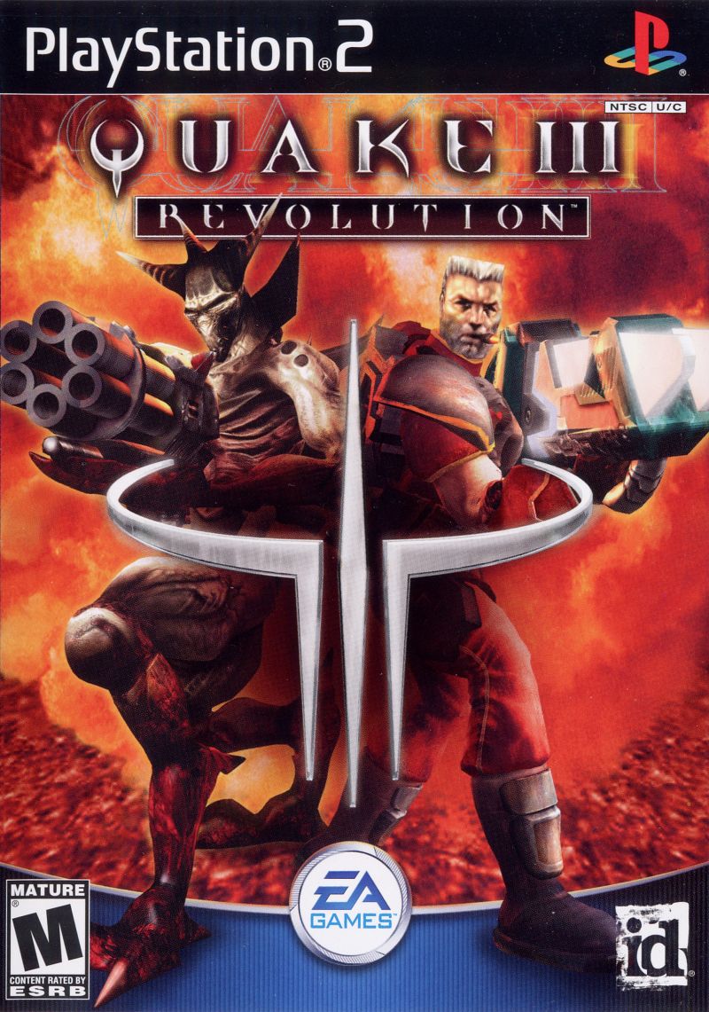 Front cover of Quake III: Revolution for PlayStation 2