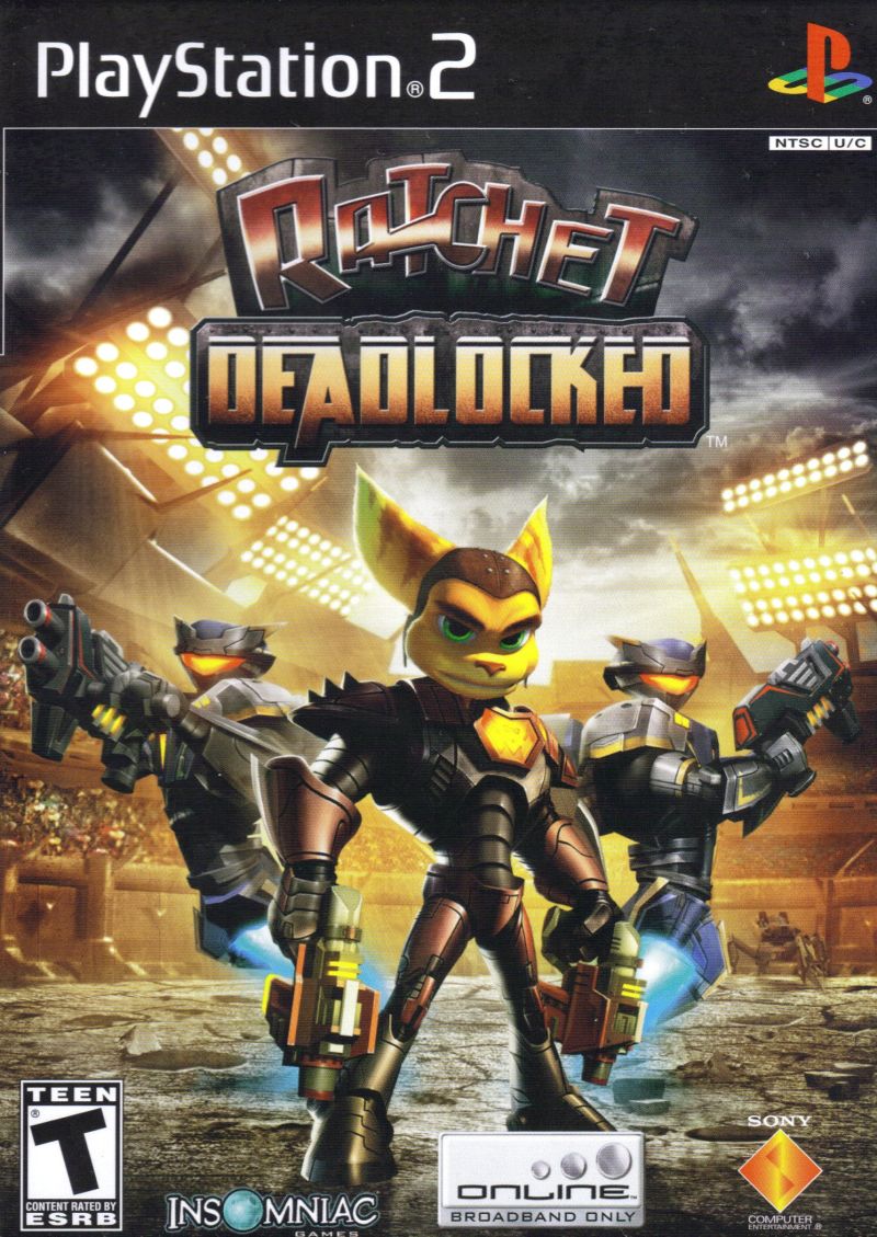 Front cover of Ratchet: Deadlocked for PlayStation 2