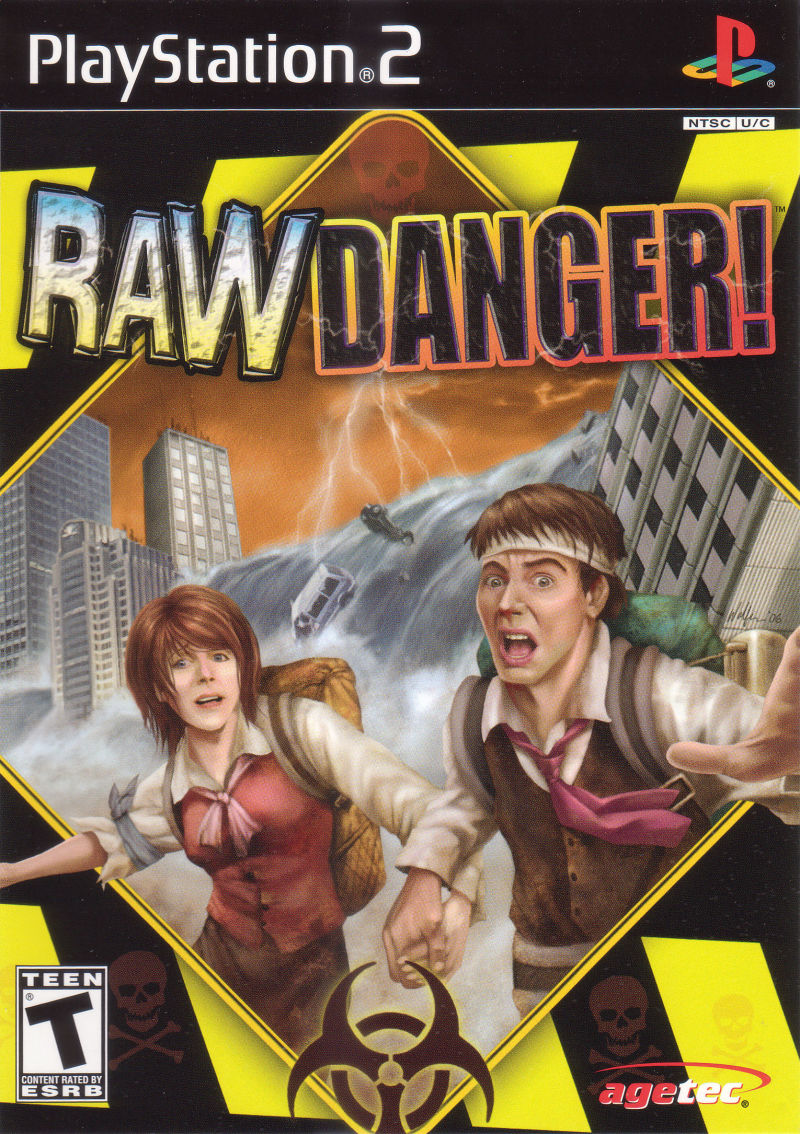 Front cover of Raw Danger! for PlayStation 2