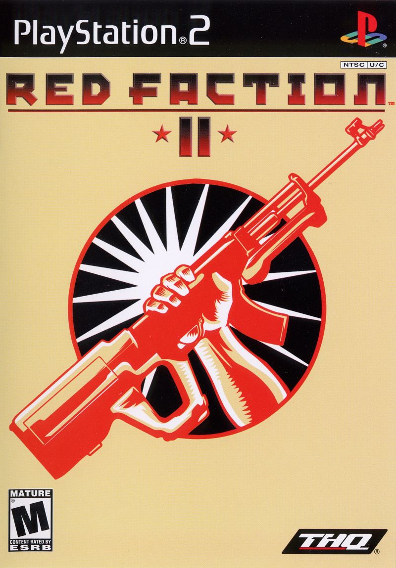 Front cover of Red Faction II for PlayStation 2