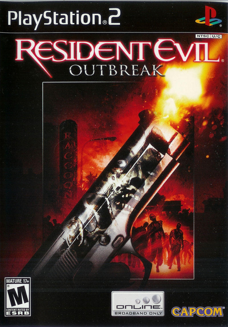 Front cover of Resident Evil: Outbreak for PlayStation 2