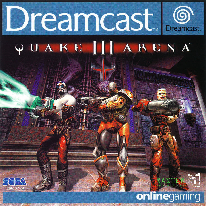 Front cover of Quake III: Arena for Dreamcast