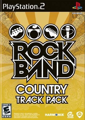 Front cover of Rock Band: Country Track Pack for PlayStation 2