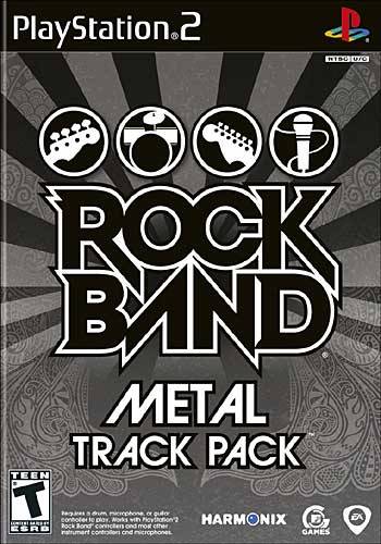 Front cover of Rock Band: Metal Track Pack for PlayStation 2