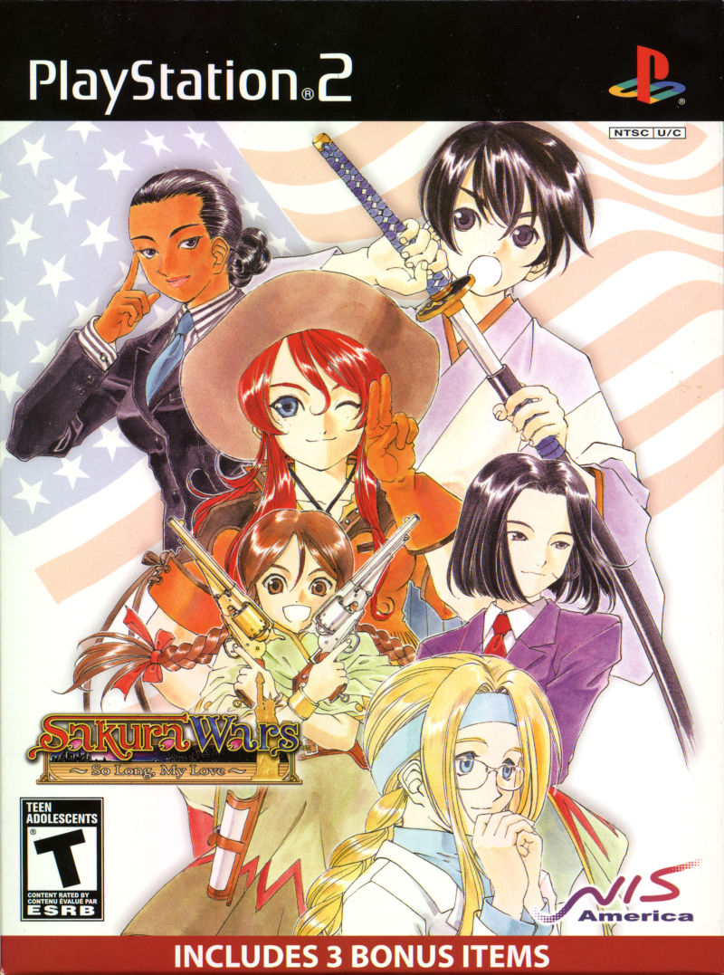 Front cover of Sakura Wars: So Long, My Love for PlayStation 2