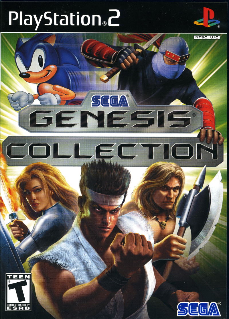 Front cover of Sega Genesis Collection for PlayStation 2