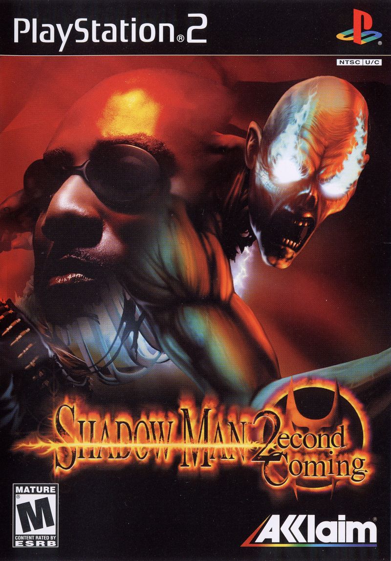 Front cover of Shadow Man: 2econd Coming for PlayStation 2