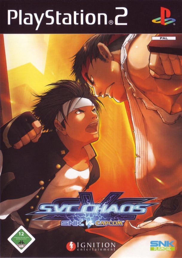 Front cover of SVC Chaos: SNK vs. Capcom for PlayStation 2