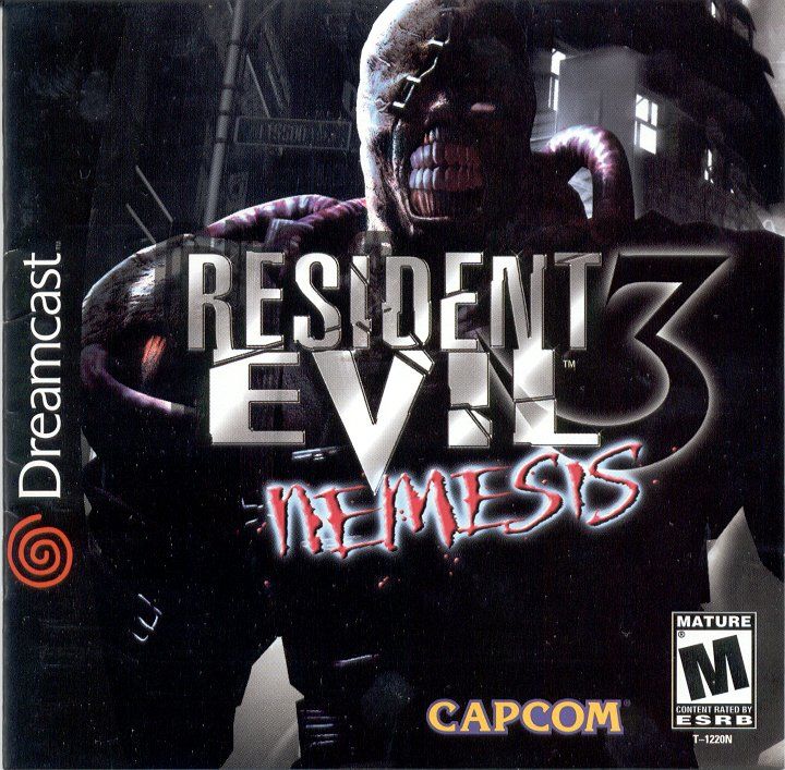 Front cover of Resident Evil 3: Nemesis for Dreamcast