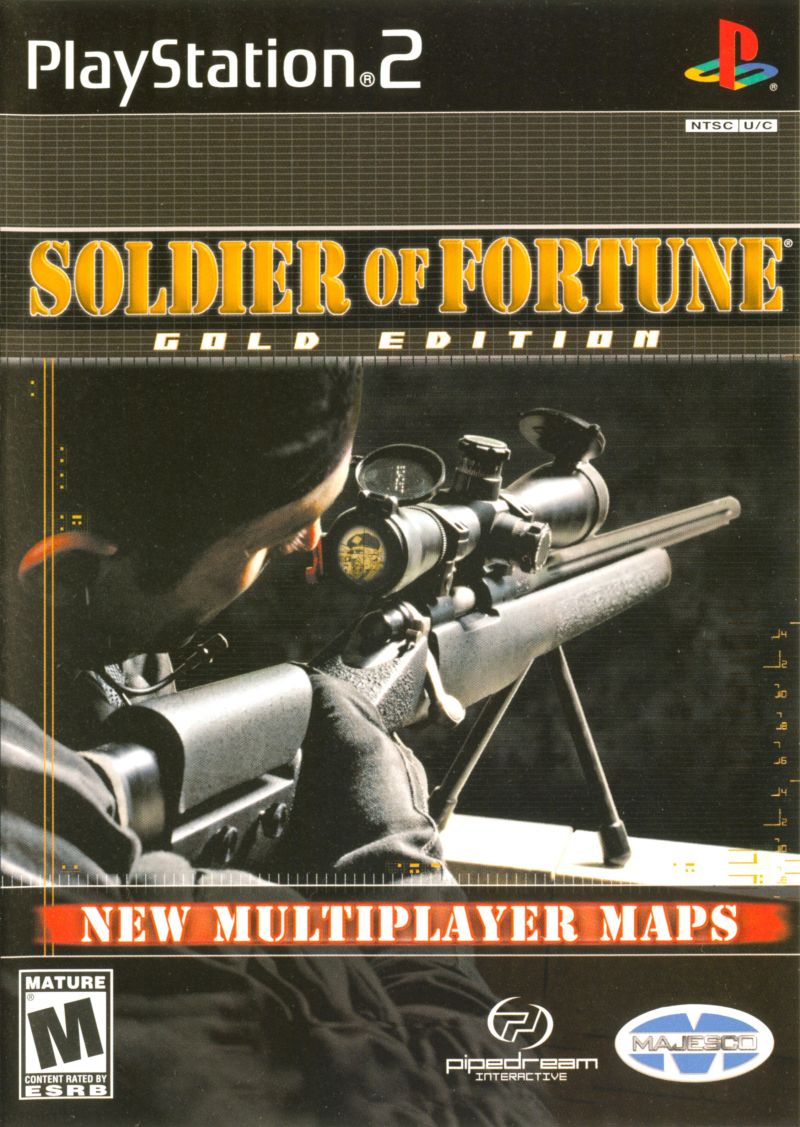 Front cover of Soldier of Fortune: Gold Edition for PlayStation 2