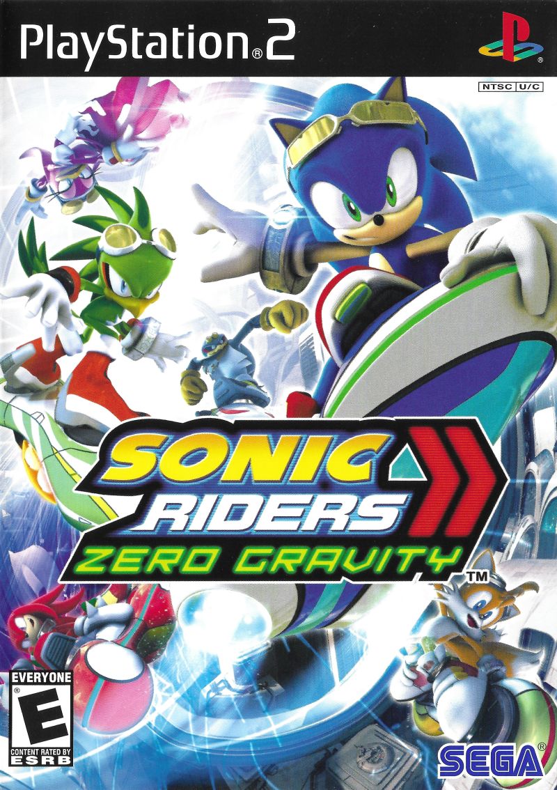 Front cover of Sonic Riders: Zero Gravity for PlayStation 2