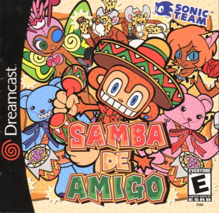 Front cover of Samba De Amigo for Dreamcast