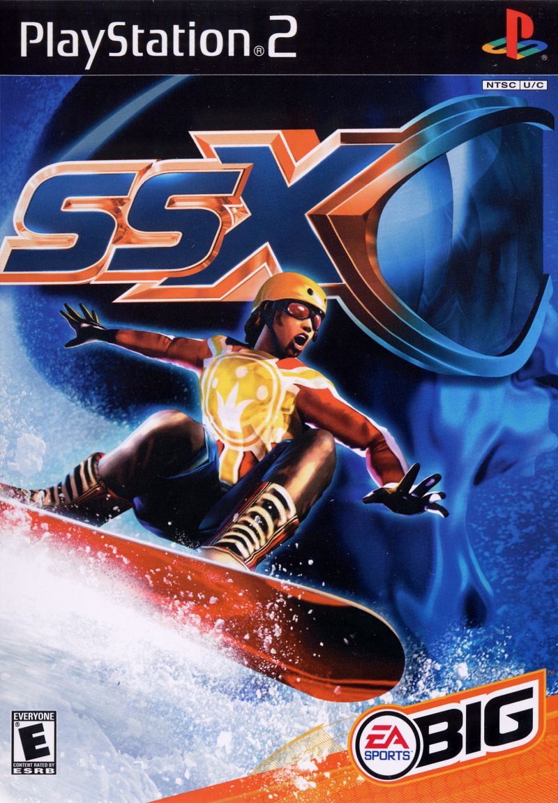 Front cover of SSX for PlayStation 2