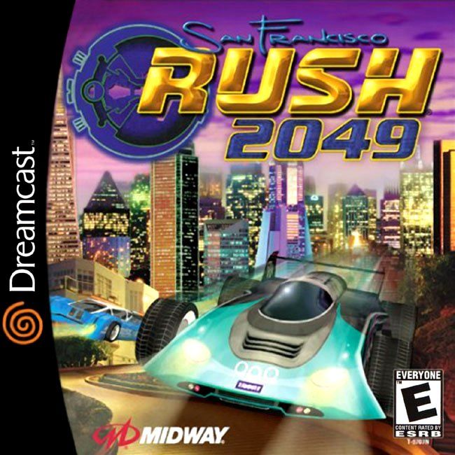 Front cover of San Francisco Rush 2049 for Dreamcast