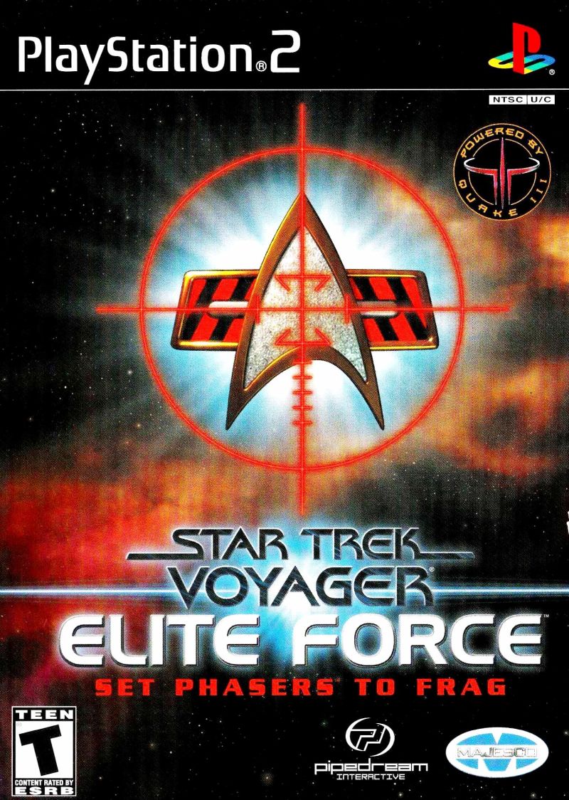 Front cover of Star Trek: Voyager - Elite Force for PlayStation 2