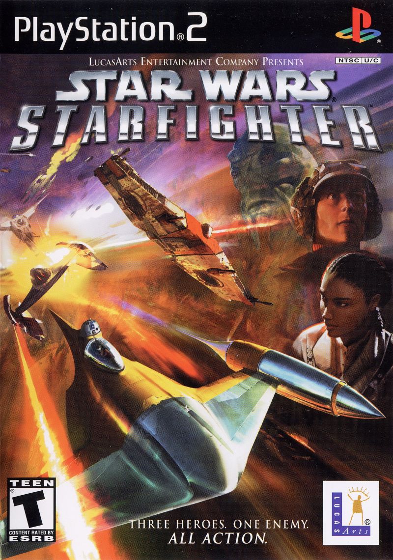 Front cover of Star Wars: Starfighter for PlayStation 2