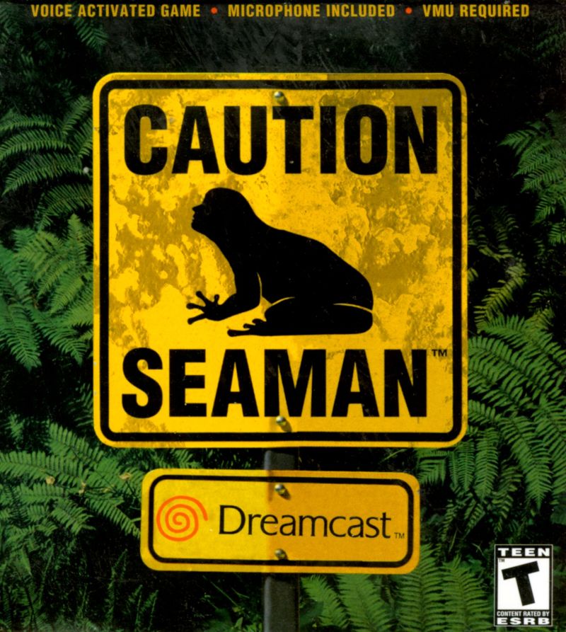 Front cover of Seaman for Dreamcast