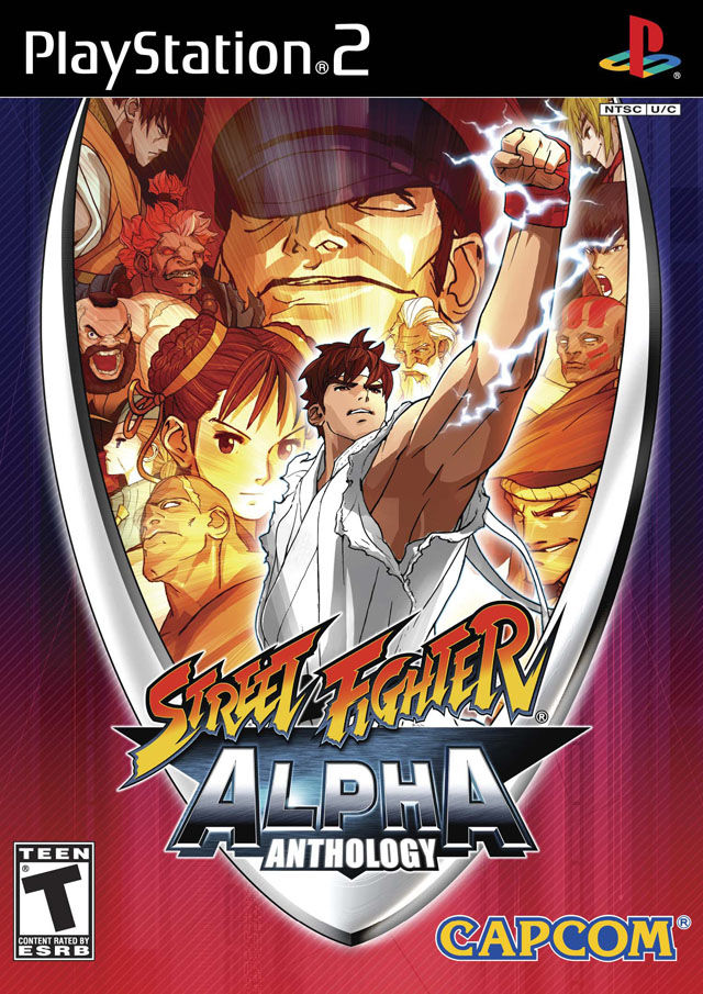 Front cover of Street Fighter: Alpha - Anthology for PlayStation 2