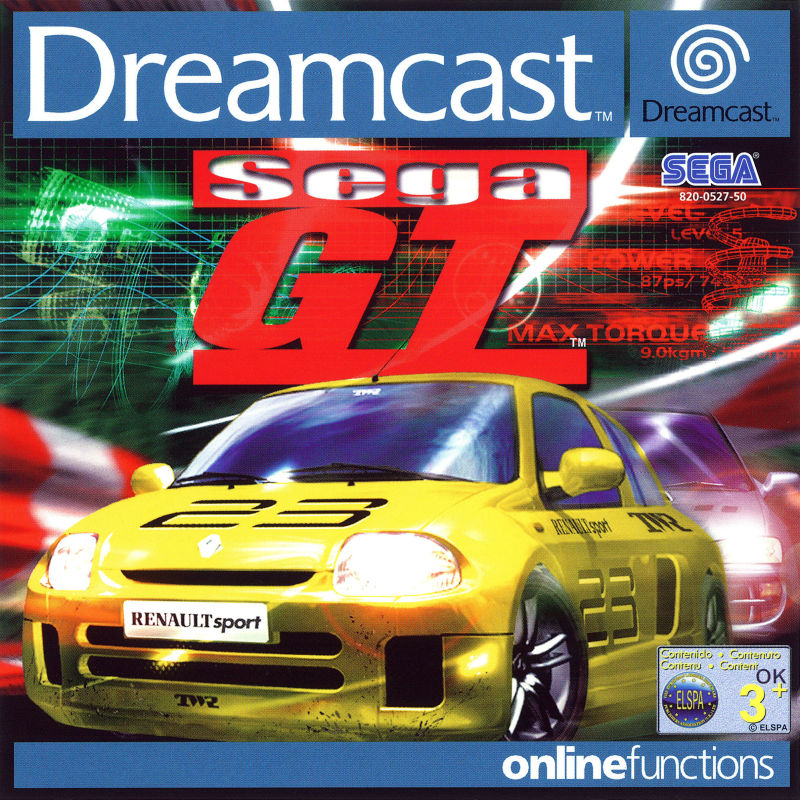 Front cover of Sega GT for Dreamcast