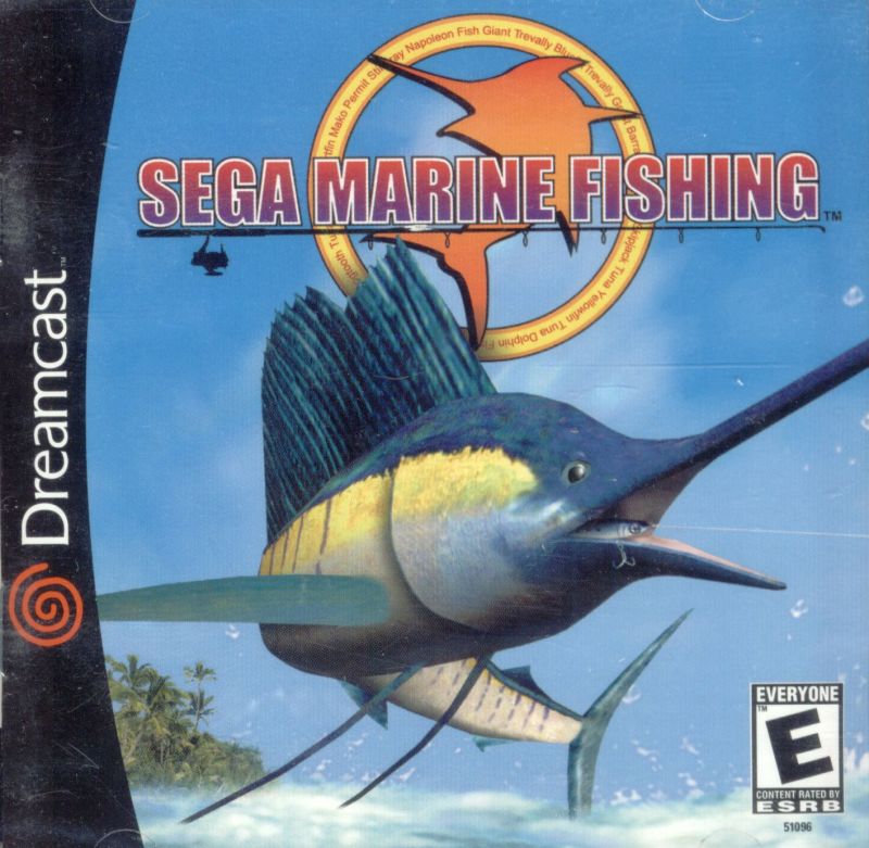 Front cover of Sega Marine Fishing for Dreamcast