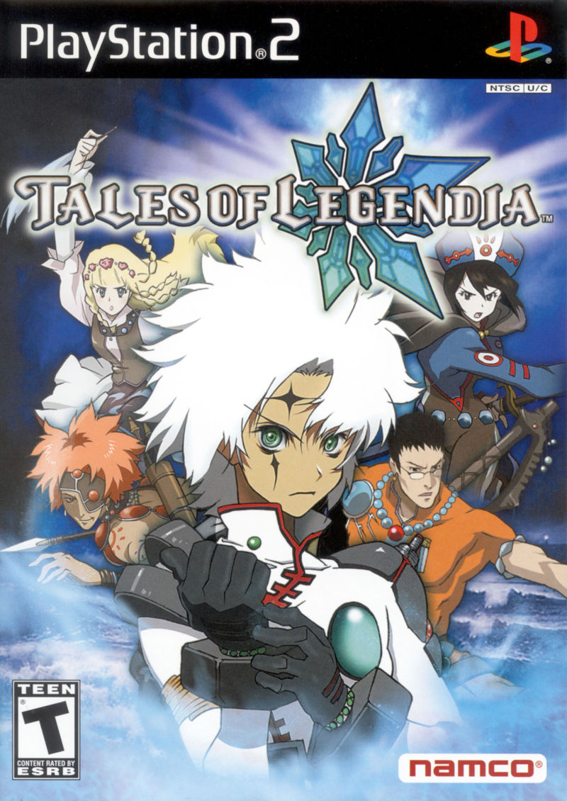 Front cover of Tales of Legendia for PlayStation 2