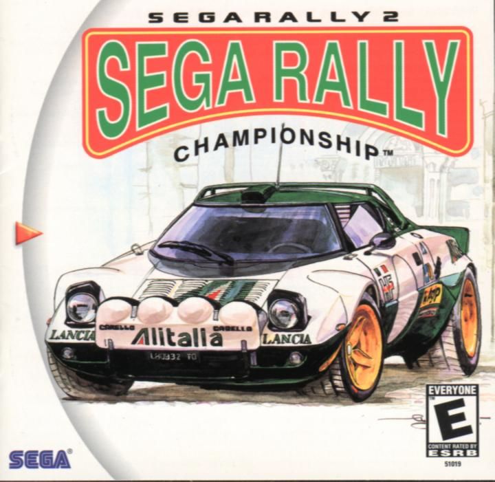 Front cover of SEGA Rally 2 Championship for Dreamcast