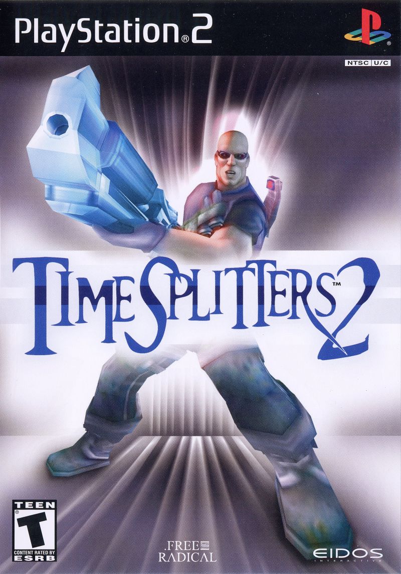 Front cover of TimeSplitters 2 for PlayStation 2