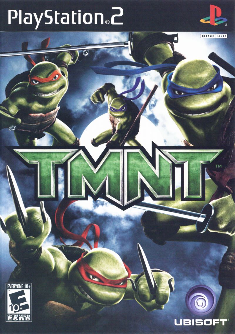 Front cover of TMNT for PlayStation 2