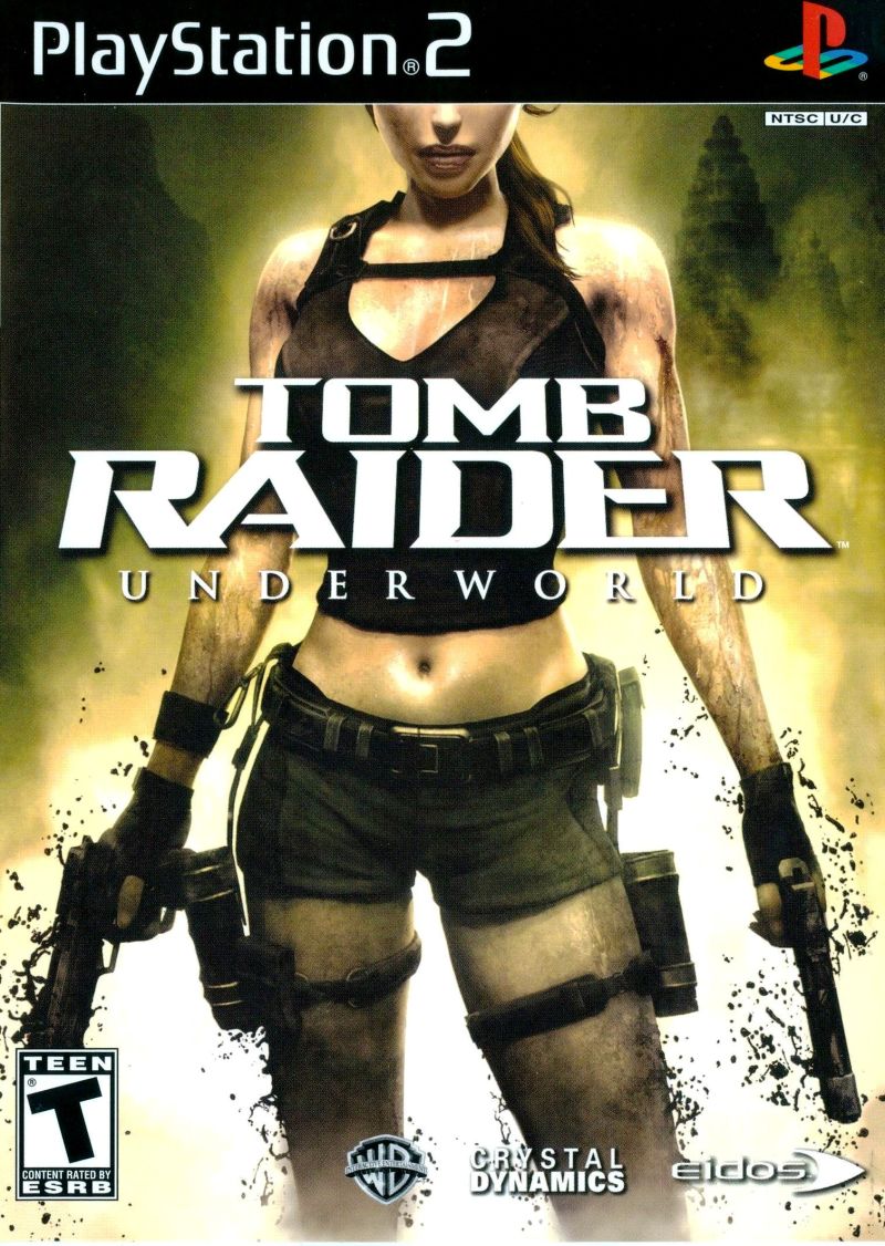 Front cover of Tomb Raider: Underworld for PlayStation 2