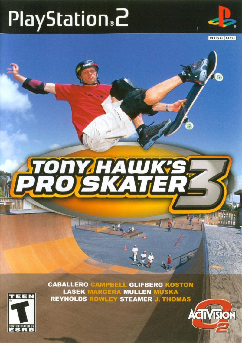 Front cover of Tony Hawk's Pro Skater 3 for PlayStation 2