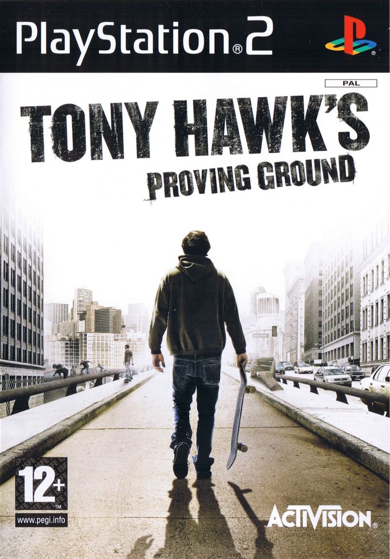 Front cover of Tony Hawk's Proving Ground for PlayStation 2