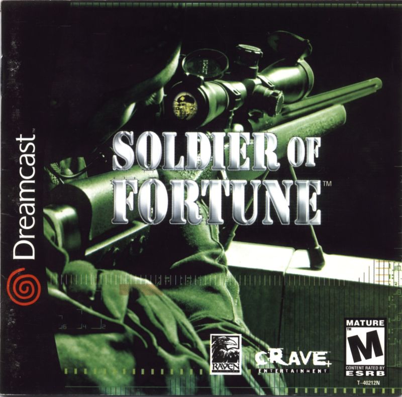 Front cover of Soldier of Fortune for Dreamcast