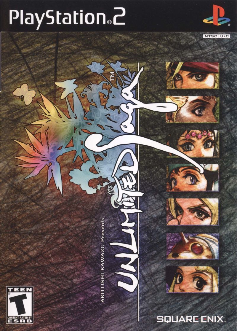Front cover of Unlimited Saga for PlayStation 2