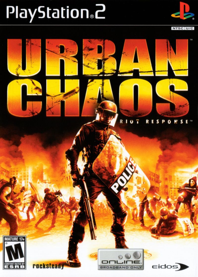 Front cover of Urban Chaos: Riot Response for PlayStation 2