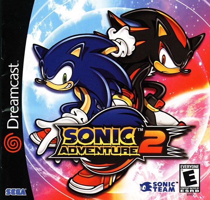 Front cover of Sonic Adventure 2 for Dreamcast