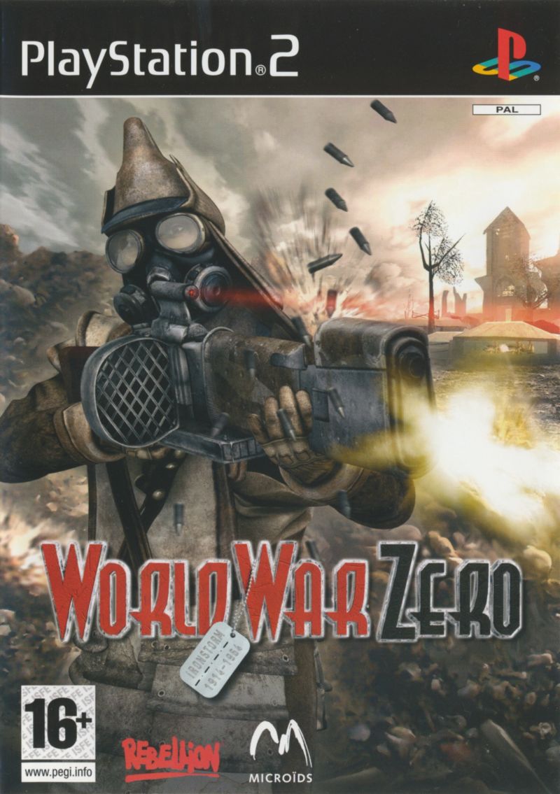 Front cover of World War Zero: Iron Storm for PlayStation 2
