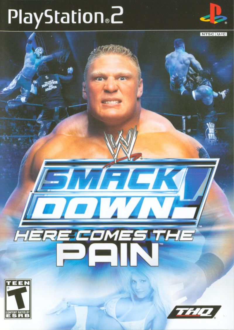 Front cover of WWE Smackdown! Here Comes the Pain for PlayStation 2