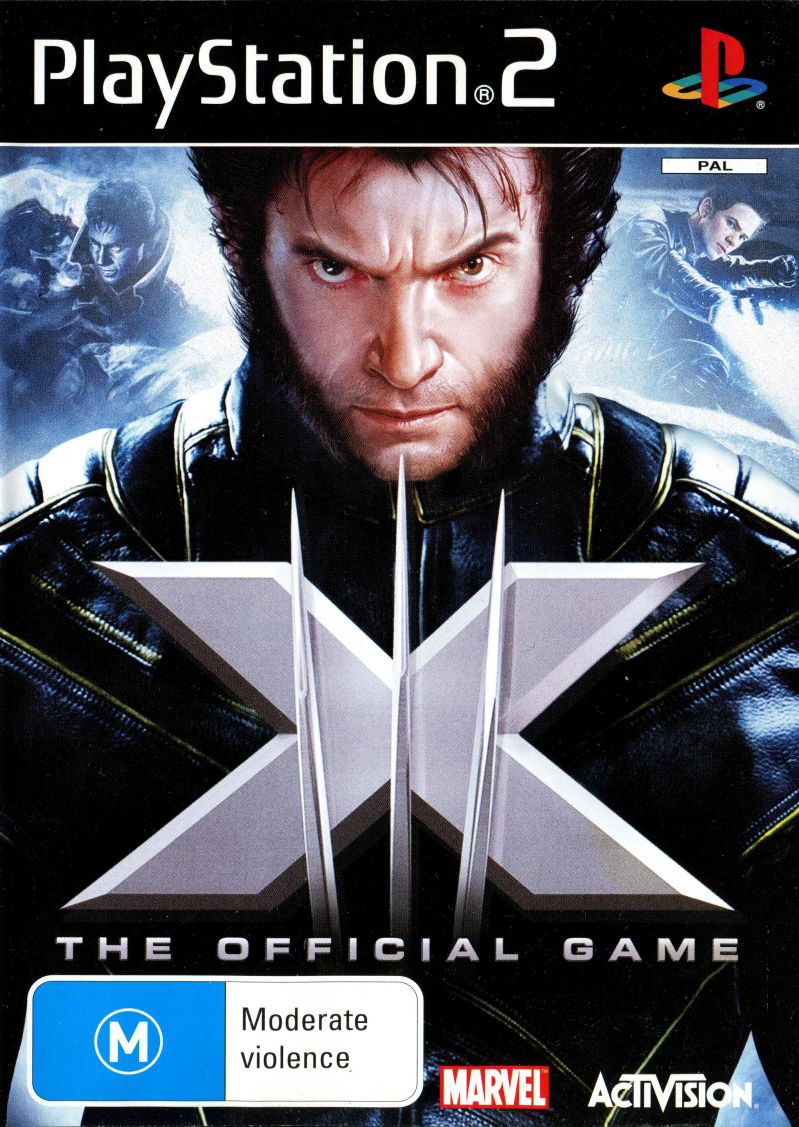 Front cover of X-Men: The Official Game for PlayStation 2