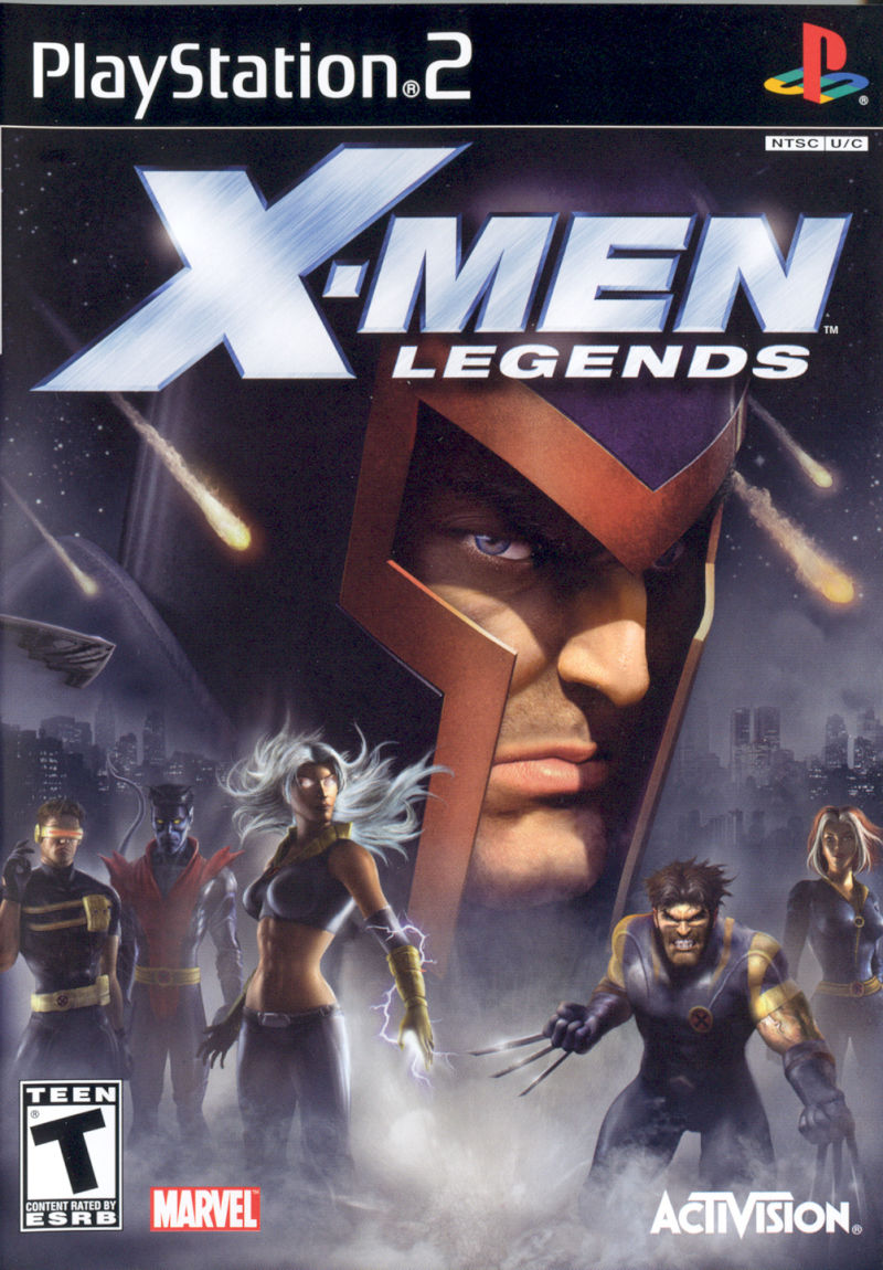 Front cover of X-Men: Legends for PlayStation 2