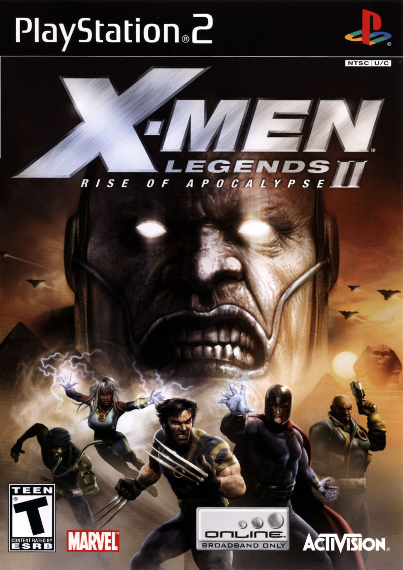 Front cover of X-Men: Legends II - Rise of Apocalypse for PlayStation 2