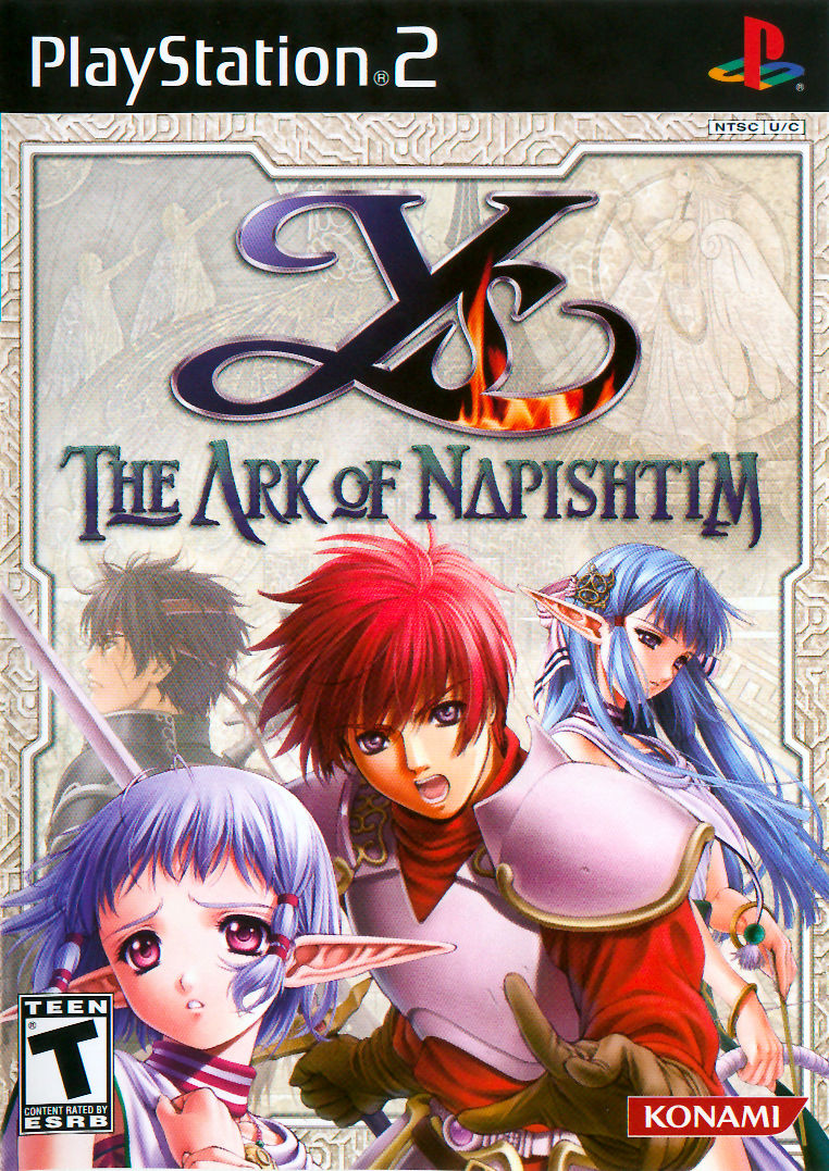 Front cover of Ys VI: The Ark of Napishtim for PlayStation 2