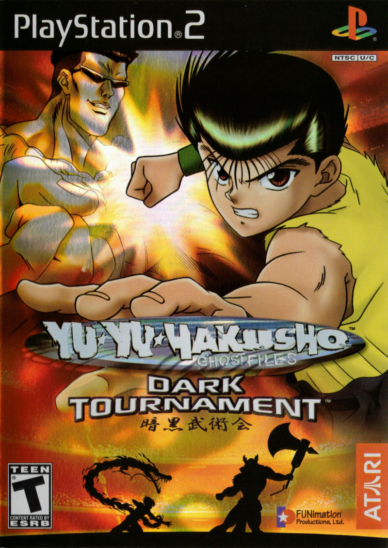 Front cover of Yu Yu Hakusho: Ghost Files - Dark Tournament for PlayStation 2