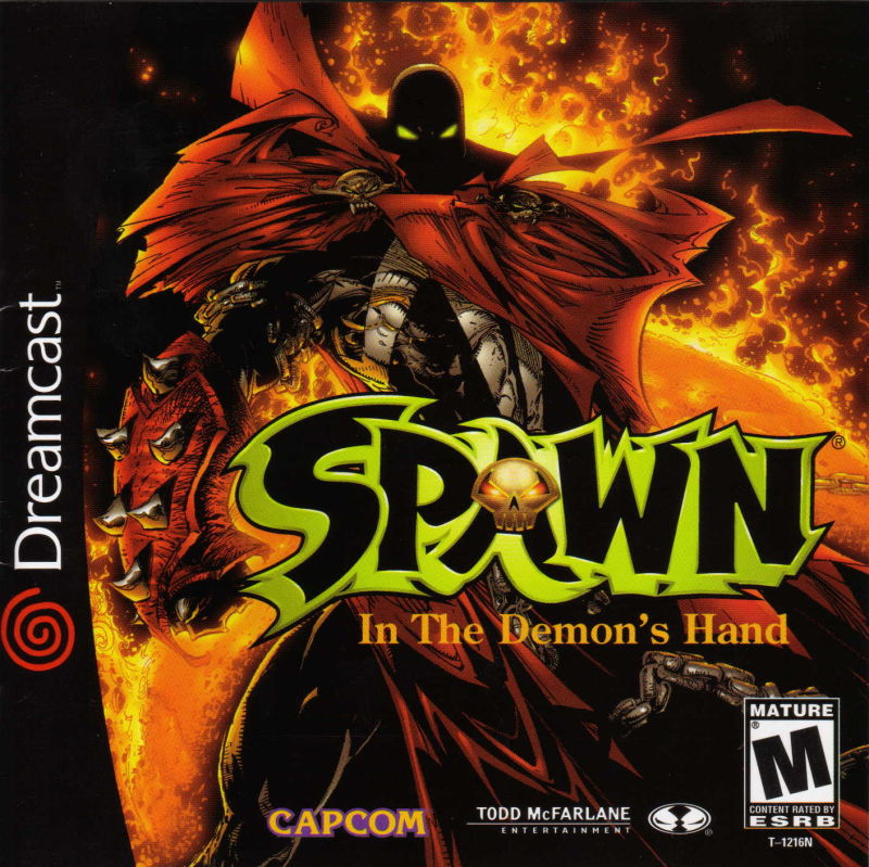 Front cover of Spawn: In the Demon's Hand for Dreamcast