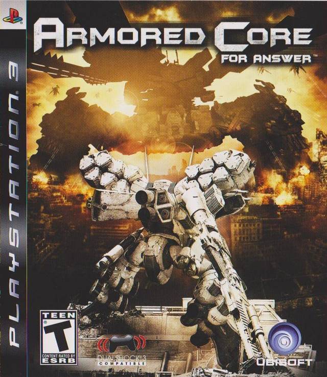 Front cover of Armored Core: For Answer for PlayStation 3