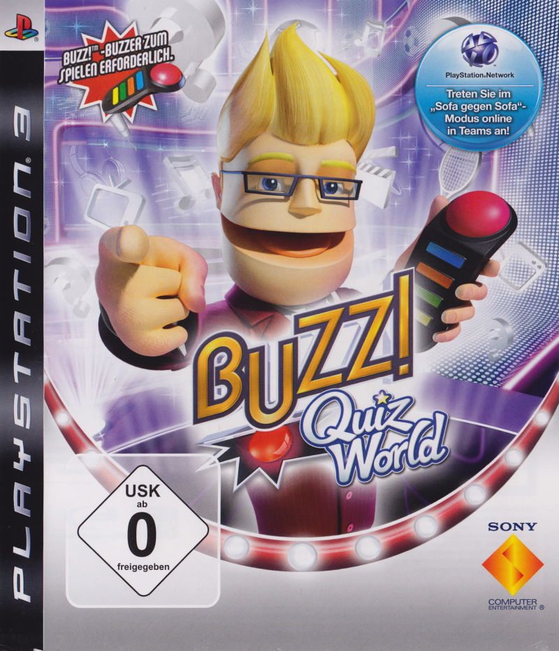 Front cover of Buzz!: Quiz World for PlayStation 3