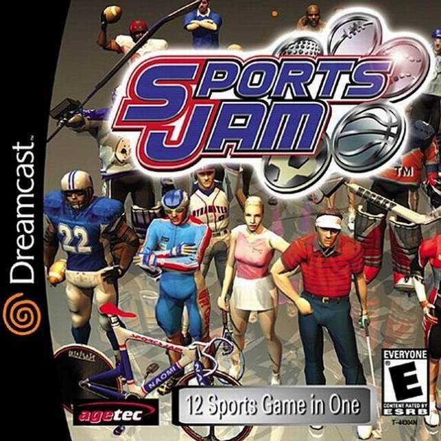 Front cover of Sports Jam for Dreamcast