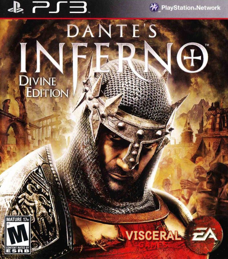 Front cover of Dante's Inferno for PlayStation 3